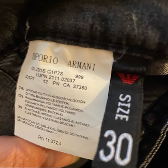 Emporio Armani straight leg jeans sean fit - Picture 5 of 8